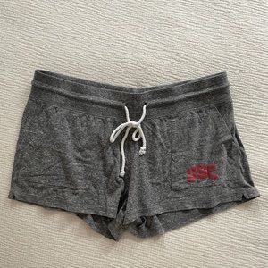 USC sweat shorts